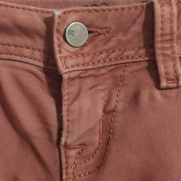 Miss Me Dusty Rose Signature Skinny Jeans - Low Rise Size 26 - Picture 6 of 15